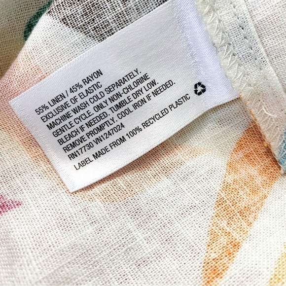 Tabitha Brown x Target Botanical Print Puff Sleeve Dress Size 3X - Picture 8 of 8